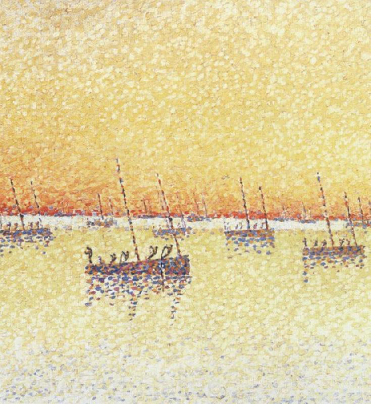 Paul Signac sardine fisbing Germany oil painting art